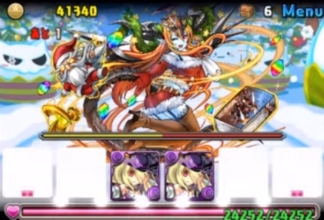 パズドラ クリスマスダンジョン 聖夜祭 超祝福 ノーコン Sランクキタ ﾟ ﾟ パズドラは曲芸士 魔砲士 でよくね